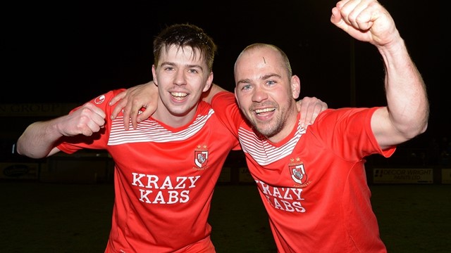 Enniskillen Rangers scorers Ciaran Smith and Michael Kerr.jpg 