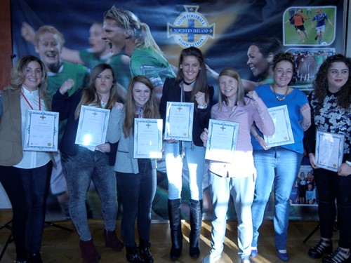 Female Football Leaders graduates Jan 15
