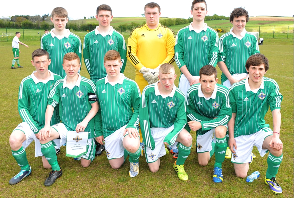 Northern Ireland Under 19 Learning Difficulty Squad - apr 2015