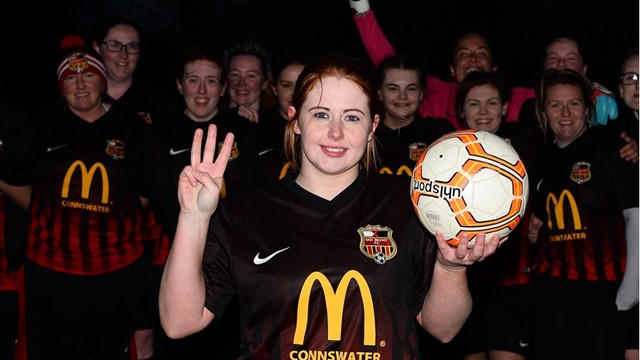 Hat trick Hero Naomi Graham with Match Ball (002).jpg 