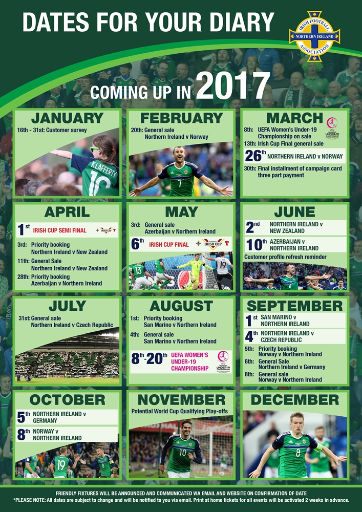 dates for your diary ifa flyers northern ireland
