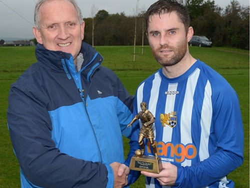 Robert and MOM Michael Hunter Captain of Bangor Rangers.jpg