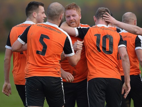 21 Gary Moan Celebrates after scoring Tandragee's winner (002).jpg