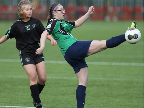 IFA Senior Girls Schools  Cup SF St Josephs v St Louises   007.JPG