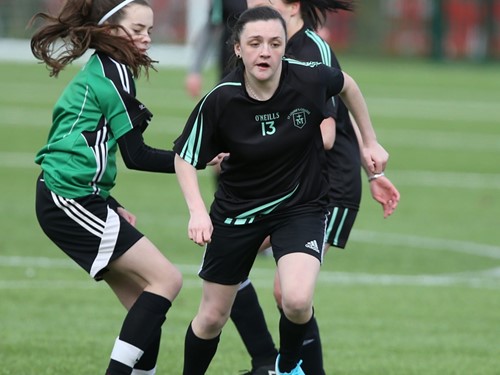 IFA Senior Girls Schools  Cup SF St Josephs v St Louises   010.JPG