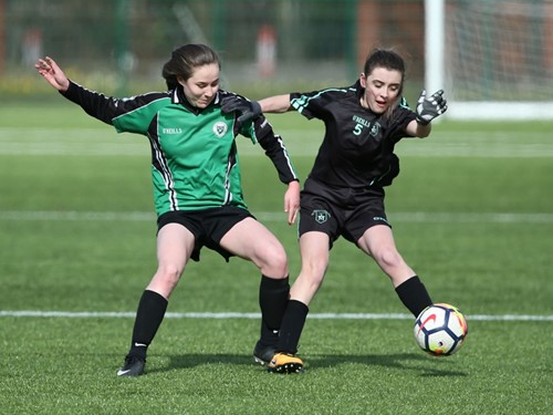 IFA Senior Girls Schools  Cup SF St Josephs v St Louises   022.JPG