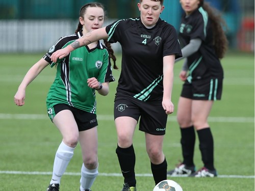 IFA Senior Girls Schools  Cup SF St Josephs v St Louises   025.JPG