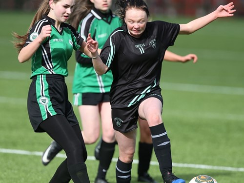 IFA Senior Girls Schools  Cup SF St Josephs v St Louises   026.JPG