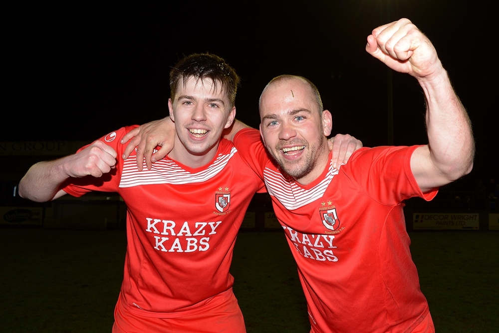 Enniskillen Rangers scorers Ciaran Smith and Michael Kerr.jpg