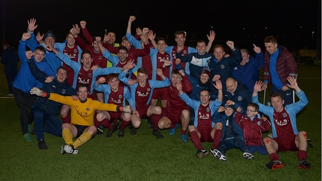 Greenisland celebrate booking place in Junior Cup Final.jpg 