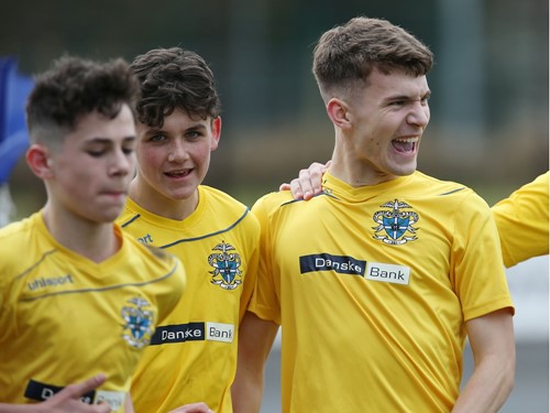 NISFA U16 Cup.  De La Salle v St Columbs College  009.JPG