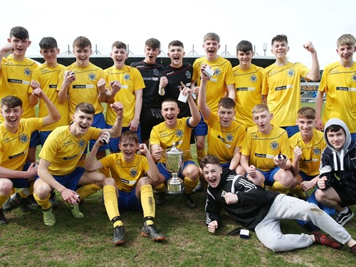 NISFA U16 Cup.  De La Salle v St Columbs College  012.JPG