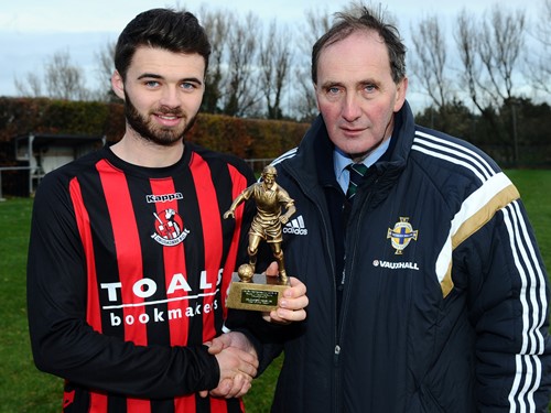 intermeditae cup - 1st round - image agllery - Man of the Match Jamie Peoples with Crawford Wilson.jpeg