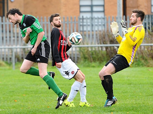 intermeidate cup - 1st round - image gallery - Man of the Match Jamie Peoples in action.jpeg