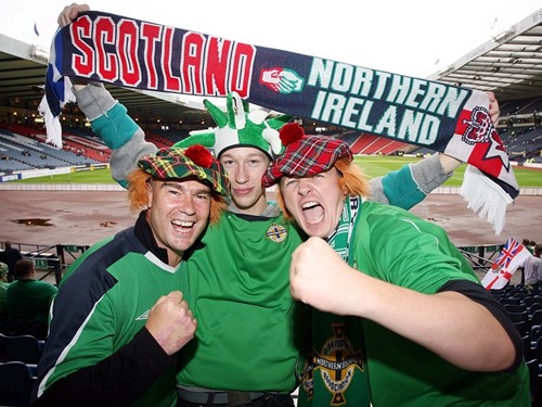 Scotland v Northern Ireland Fans