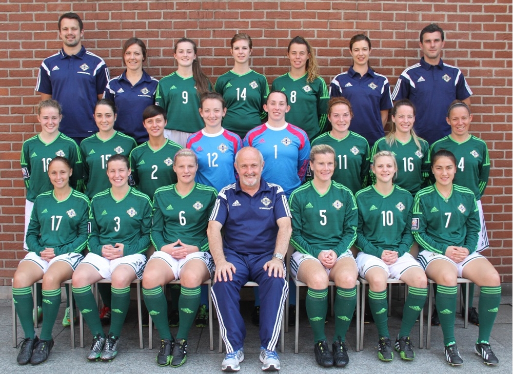 NI senior women pre Poland - sept 2014