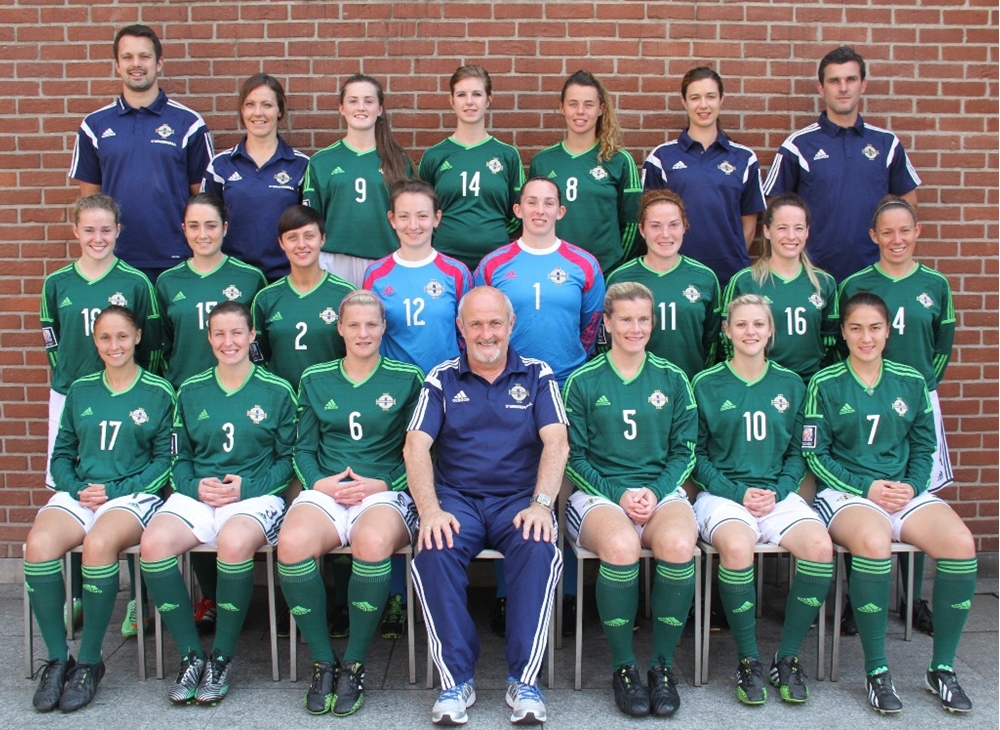 NI senior women pre Poland - sept 2014