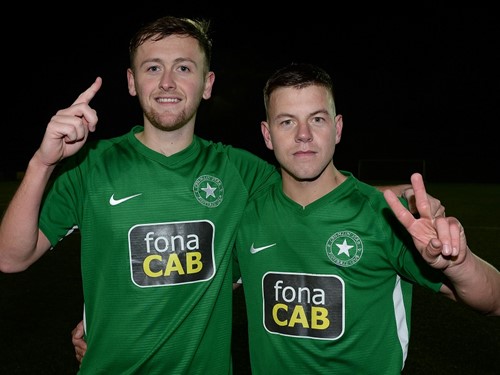 Crumlin Star scorers Patrick McIlkenny and James Doyle.jpg