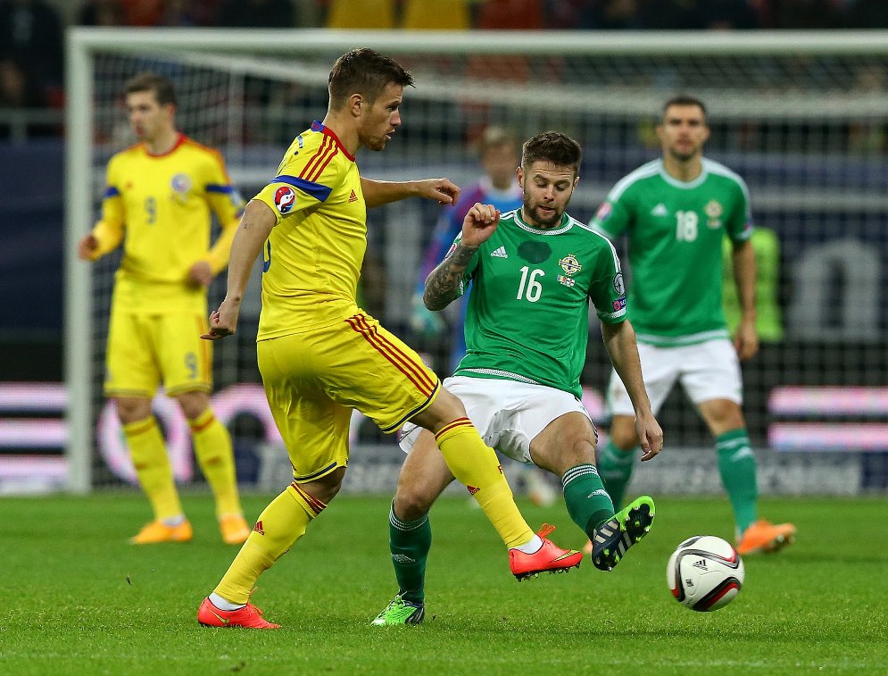 Oliver Norwood NI v Romania Oliver Norwood NI v Romania