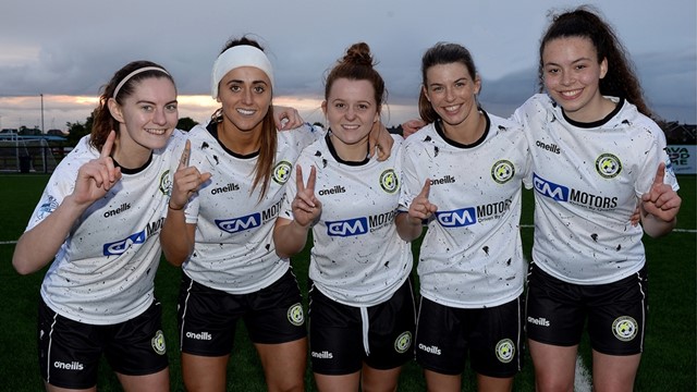 5  Sion Swifts Ladies Goalscorers  Catherine Hyndman(1), Kendra McMullan (1), Lauren Brennan (2), Tasmin McCarther (1) and Ebony Leckey (1)  copy.jpg 