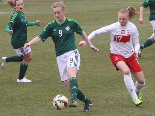 Lauren Wade Poland v NI March 2015