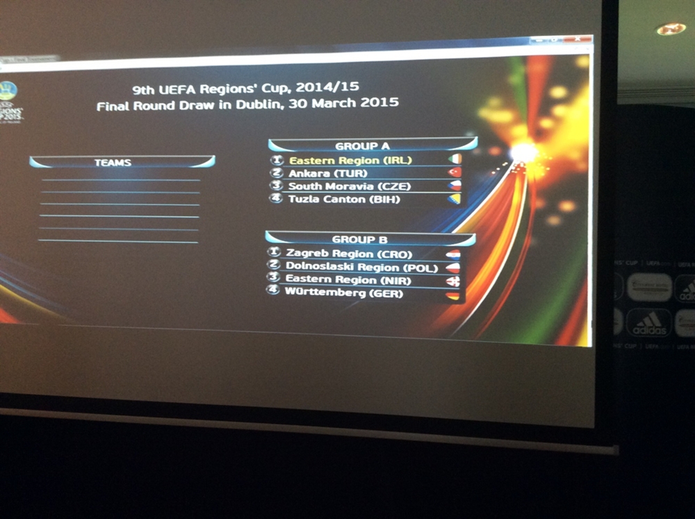 UEFA Regions' Cup 2015 finals draw - mar 2015