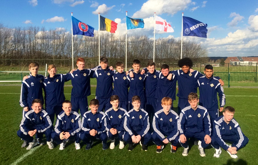 NI U15 squad - apr 2015