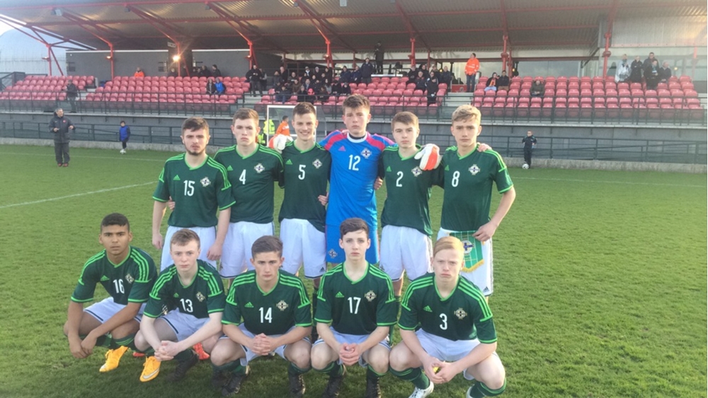 NI U15 team in Belgium - Apr 2015 NI U15 team in Belgium - Apr 2015