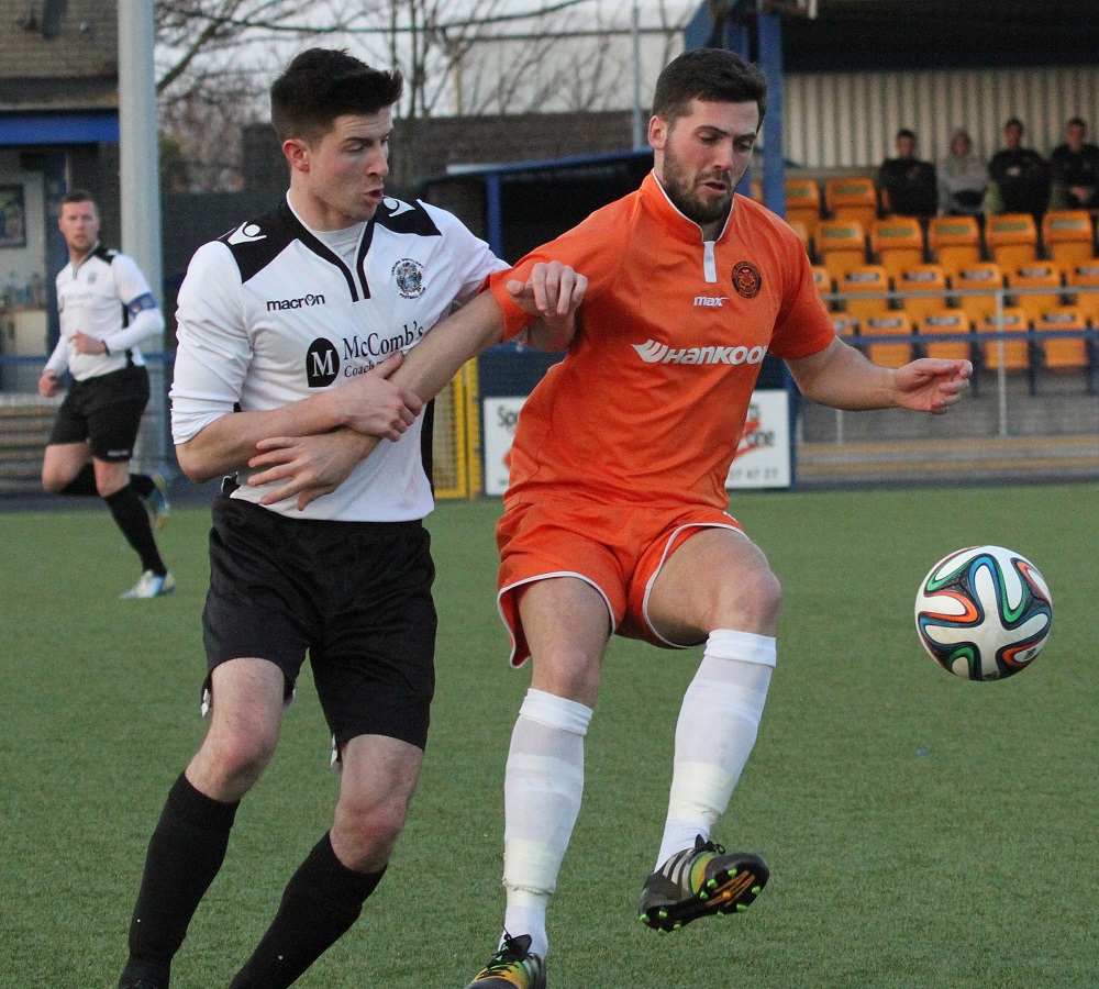 Intermediate Cup semi-finals 2014/15 - Carrick Rangers v. Lisburn Distillery