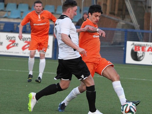 Intermediate Cup semi-finals 2014/15 - Carrick Rangers v. Lisburn Distillery (1)
