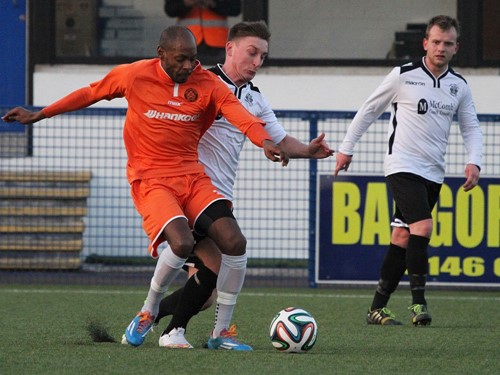 Intermediate Cup semi-finals 2014/15 - Carrick Rangers v. Lisburn Distillery (3)