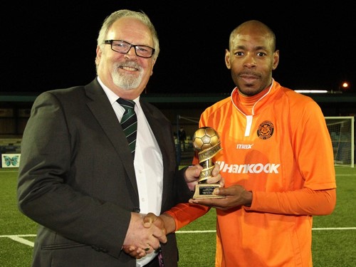 Intermediate Cup semi-finals 2014/15 - Carrick Rangers v. Lisburn Distillery (8)