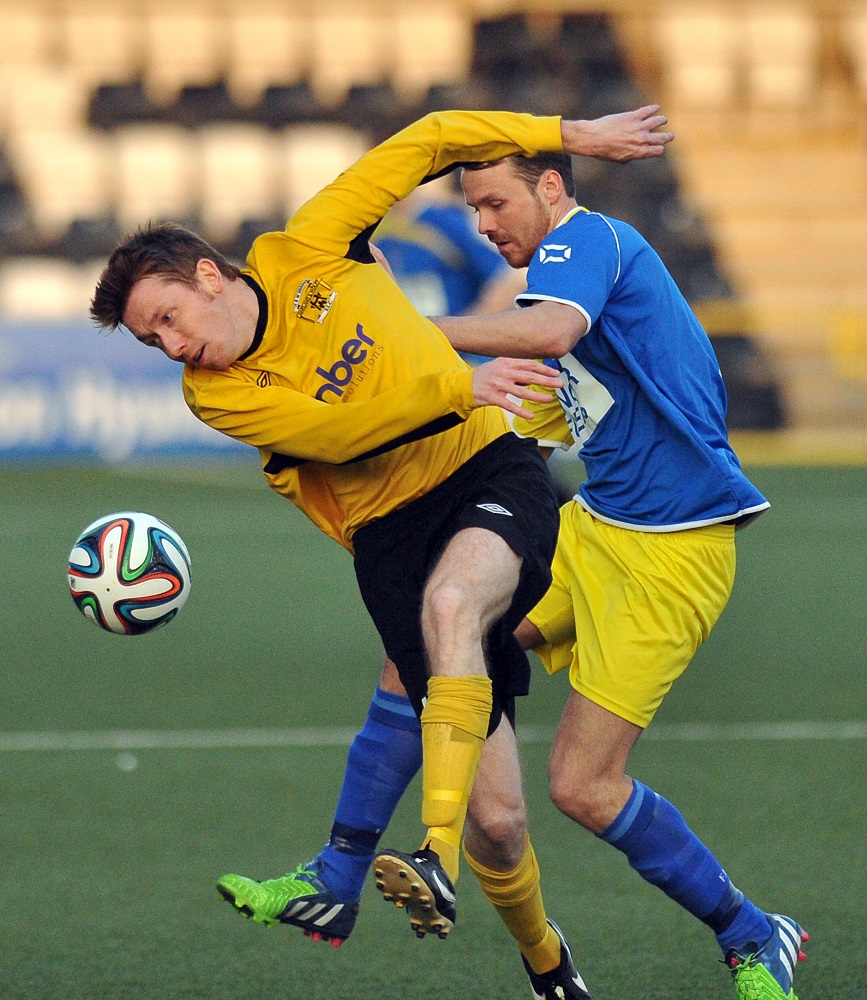 Intermediate Cup semi-finals 2014/15 - Bangor v. HW Welders