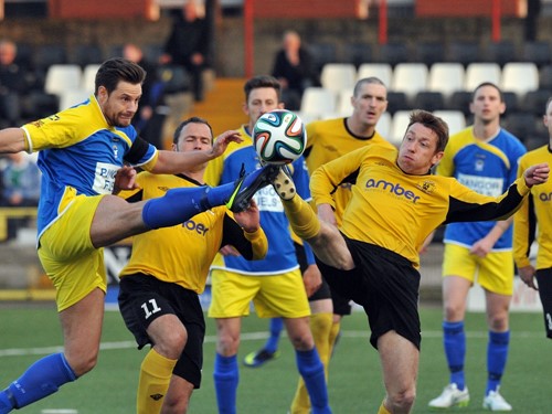 Intermediate Cup semi-finals 2014/15 - Bangor v. HW Welders (1)