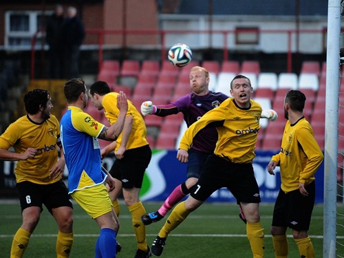 Intermediate Cup semi-finals 2014/15 - Bangor v. HW Welders (5)
