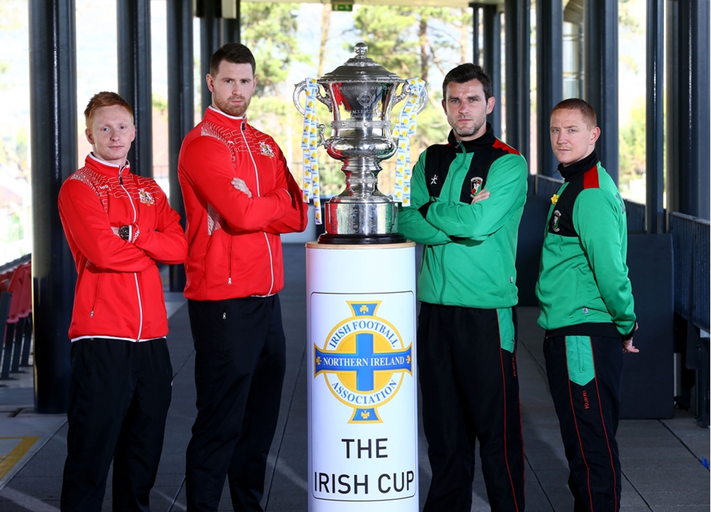 Irish Cup Final - pre match press conference - apr 2015 Irish Cup Final - pre match press conference - apr 2015