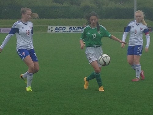 NI U17 Women Development team May 15