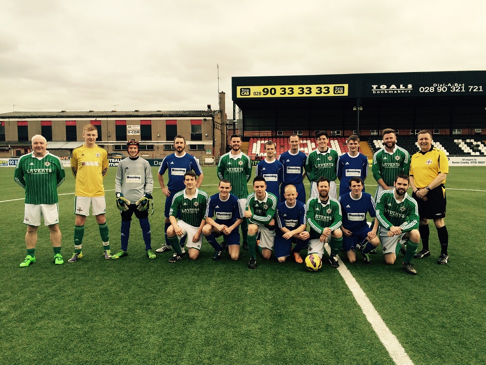 NI Fans v Street Squad - Team Pic - May 2015