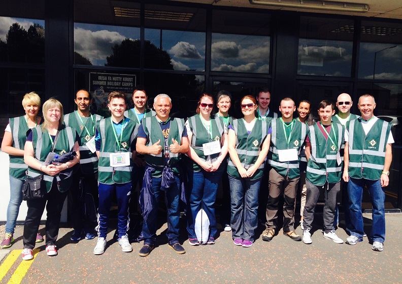 Irish FA Volunteer team