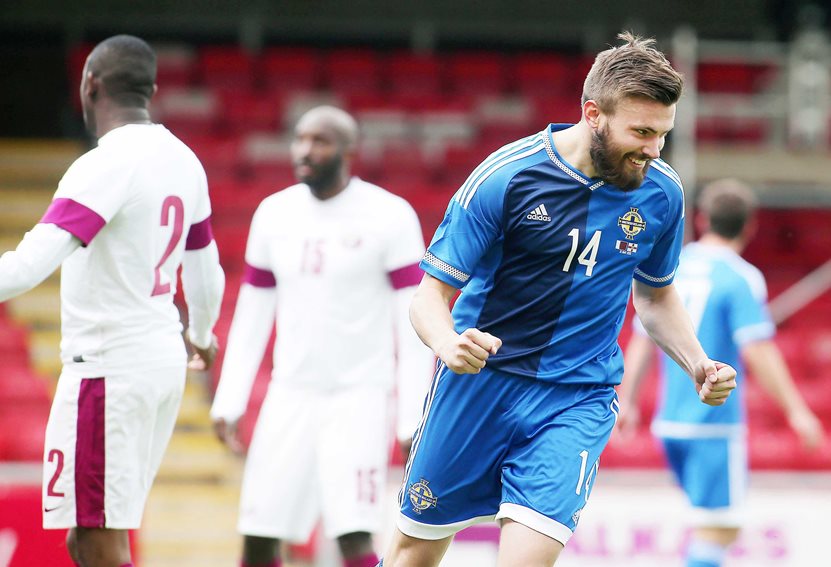 Stuart Dallas NI v Qatar (4) Stuart Dallas NI v Qatar (4)
