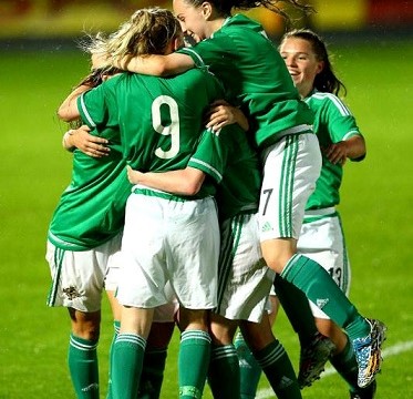 NI U17 women v Hungary September 2015 