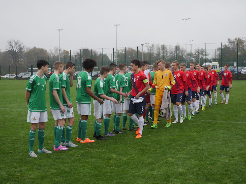 NI U16s v Norway 17/11/15 NI U16s v Norway 17/11/15