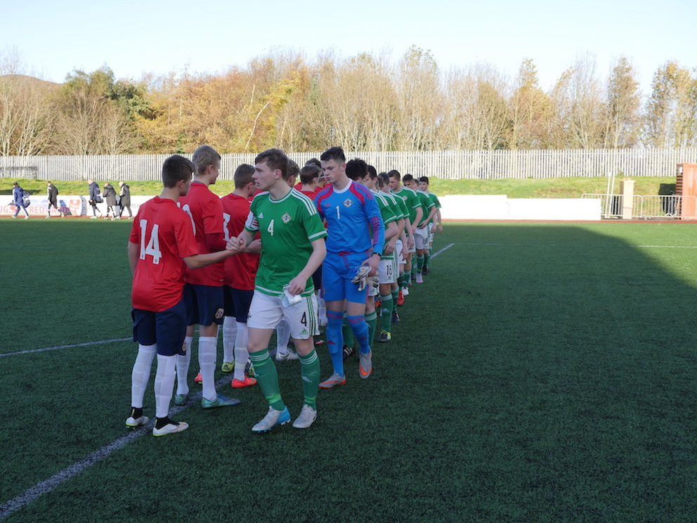 NI U16s v Norway 19/11/15 NI U16s v Norway 19/11/15