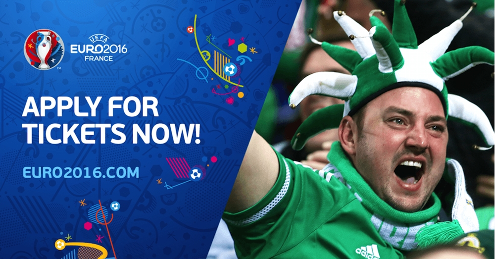 UEFA EURO 2016 - Apply for tickets now! UEFA EURO 2016 - Apply for tickets now!