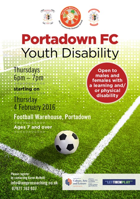 Portadown Youth Disability Football Portadown Youth Disability Football