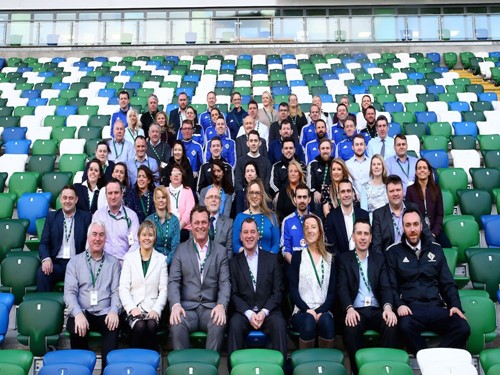 National Stadium Day One Staff Picture