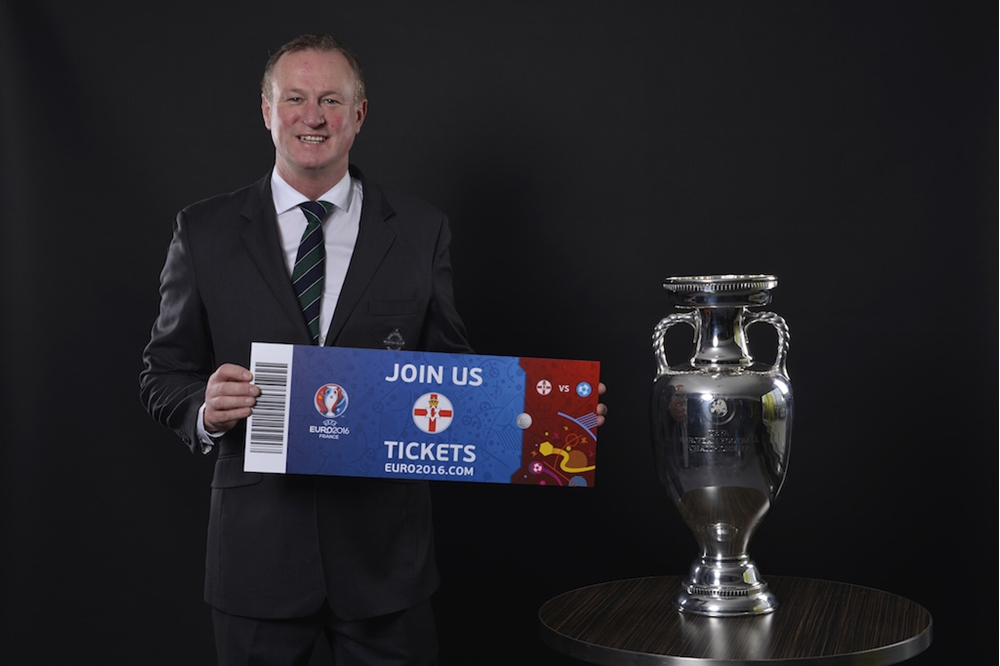 Michael O'Neill Euro 2016 Tickets (1) Michael O'Neill Euro 2016 Tickets (1)