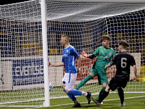 Aaron Campbell scores Coleraine's first goal.jpg