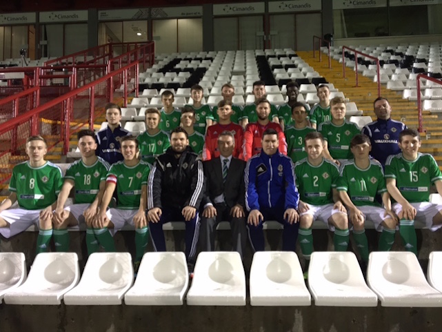 NI U18's Scotland 22/02/16 NI U18's Scotland 22/02/16