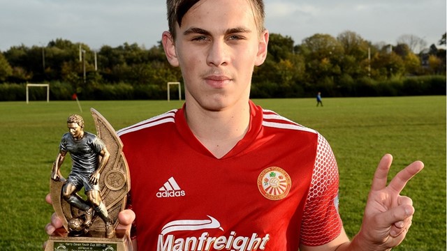 Portadown two goal hero and Man of the Match Igor Rutkowski.jpg 